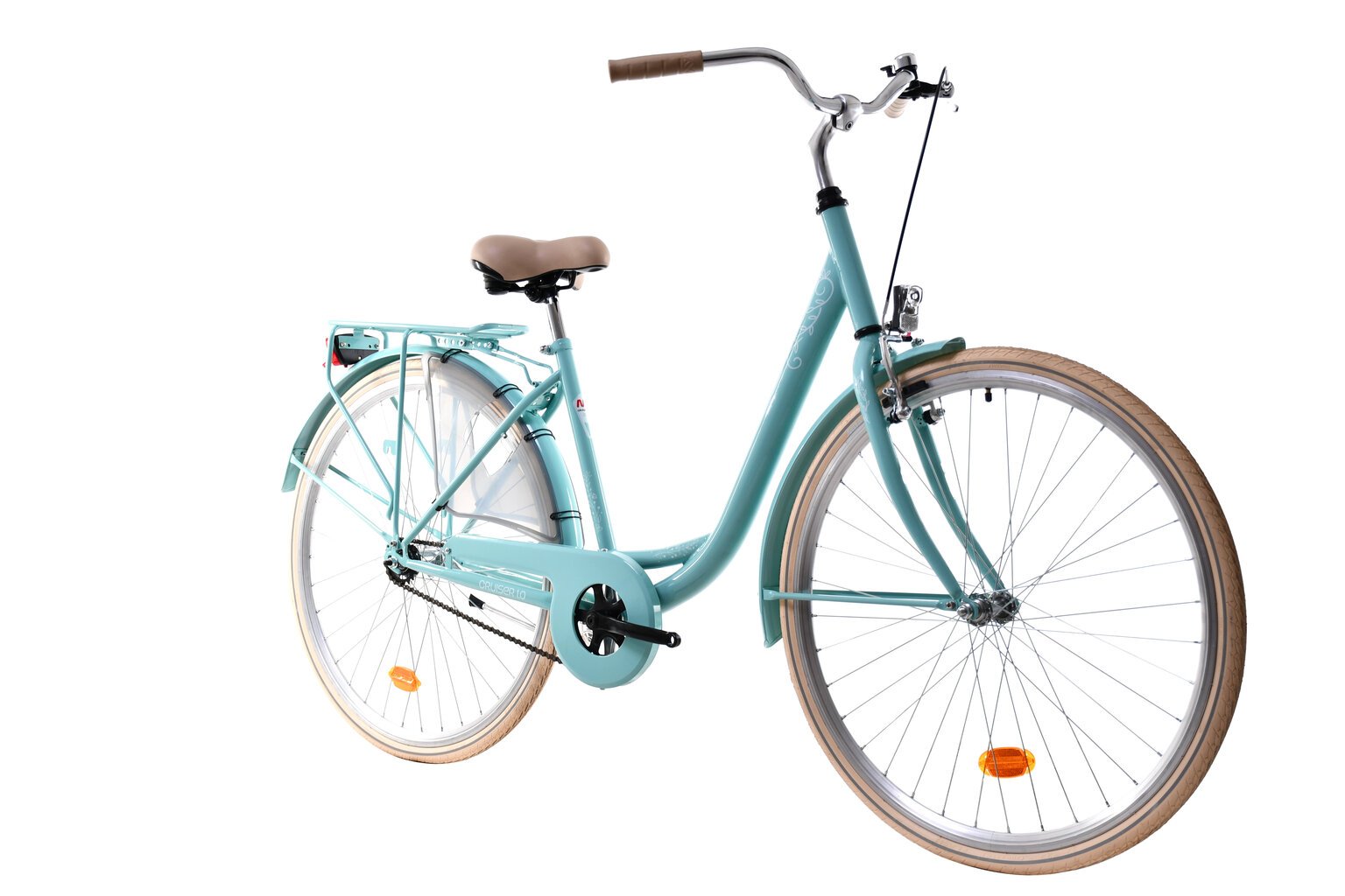 Sieviešu pilsētas velosipēds N1 CRUISER 1.0 28, tirkīza krāsā цена и информация | Velosipēdi | 220.lv