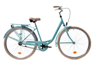 Sieviešu pilsētas velosipēds N1 CRUISER 1.0 28, tirkīza krāsā kaina ir informacija | Velosipēdi | 220.lv