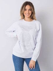 Sieviešu balts sporta krekls ar aplikāciju. cena un informācija | Sieviešu džemperi | 220.lv