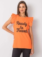 Оранжевая блузка женская с принтом цена и информация | Женские блузки, рубашки | 220.lv