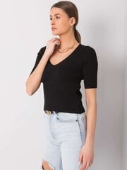 Женская блуза Rue Paris, черная цена и информация | Женские блузки, рубашки | 220.lv