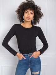 Блузка с длинными рукавами, чёрная цена и информация | Женские блузки, рубашки | 220.lv
