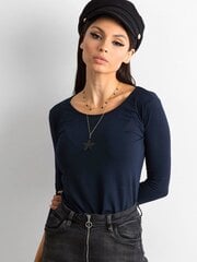 Женская блуза на каждый день, темно-синяя цена и информация | Женские блузки, рубашки | 220.lv