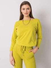 Sieviešu gaiši zaļa kokvilnas blūze. Bright green S цена и информация | Женские блузки, рубашки | 220.lv