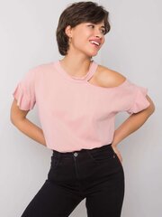 Rozā kokvilnas blūze. Pink Universāls цена и информация | Женские блузки, рубашки | 220.lv