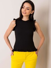 Полосатая блуза Rue Paris, чёрная цена и информация | Женские блузки, рубашки | 220.lv