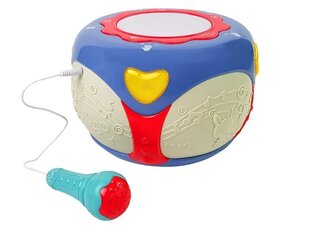 Interaktīvas bungas ar mikrofonu cena un informācija | Rotaļlietas zīdaiņiem | 220.lv