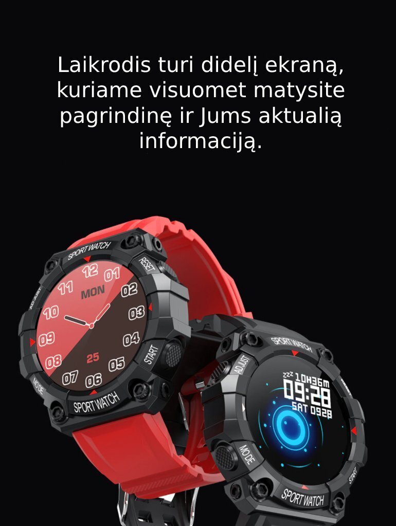 FD68 Sport Camouflage цена и информация | Viedpulksteņi (smartwatch) | 220.lv