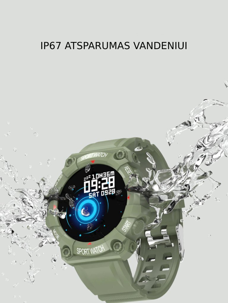 FD68 Sport Camouflage cena un informācija | Viedpulksteņi (smartwatch) | 220.lv