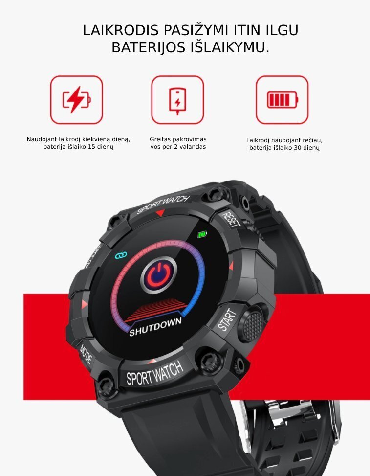 FD68 Sport Camouflage цена и информация | Viedpulksteņi (smartwatch) | 220.lv