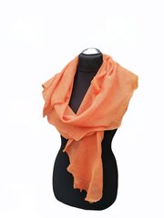 Льняной шарф, оранжевый цена и информация | Женские шарфы, платки | 220.lv