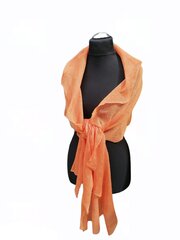 Льняной шарф, оранжевый цена и информация | Женские шарфы, платки | 220.lv