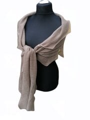 Льняной шарф натурального серого цвета цена и информация | Женские шарфы, платки | 220.lv