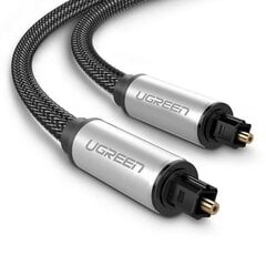 Аудио оптический кабель UGREEN AV108 Toslink, 1,5 м (серый) цена и информация | Кабели для телефонов | 220.lv