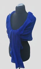 Льняной шарф синий цена и информация | Женские шарфы, платки | 220.lv