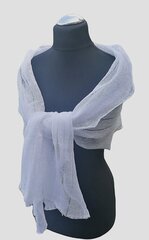 Льняной шарф, белый цена и информация | Женские шарфы, платки | 220.lv