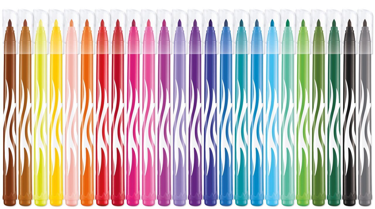 Flomasteri MAPED "Color Peps" Jungle 24 krāsas cena un informācija | Modelēšanas un zīmēšanas piederumi | 220.lv