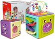 Daudzfunkcionāls izglītojošs kubs Lean Toys Game House цена и информация | Rotaļlietas zīdaiņiem | 220.lv