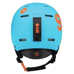 Bērnu slēpošanas ķivere Spy Optic MIPS Lil Astronomic, Matte Blue - Orange Splatter Logo, zila cena un informācija | Slēpošanas ķiveres | 220.lv