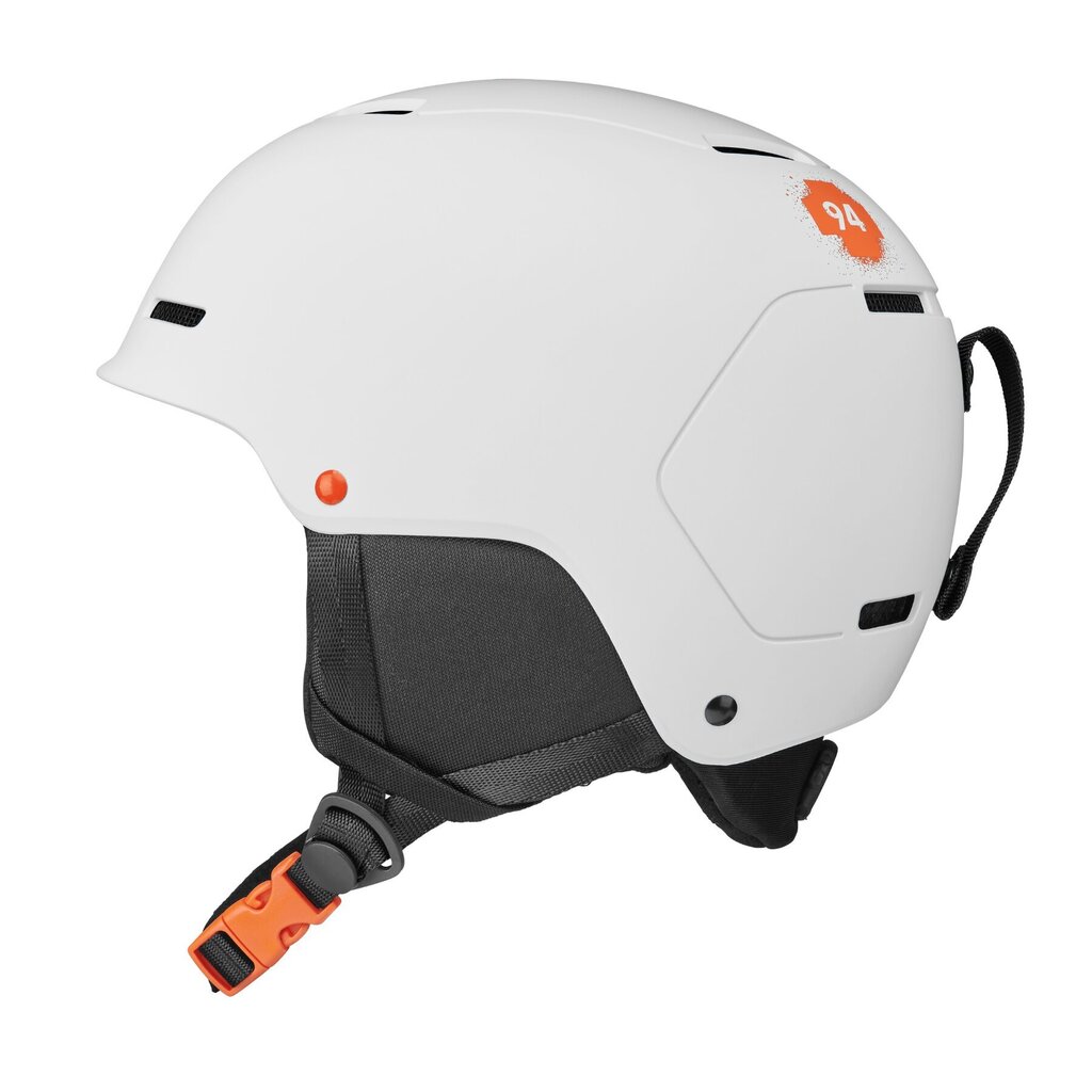 Bērnu slēpošanas ķivere Spy Optic MIPS Lil Astronomic, Matte White - Orange Splatter Logo, balta cena un informācija | Slēpošanas ķiveres | 220.lv