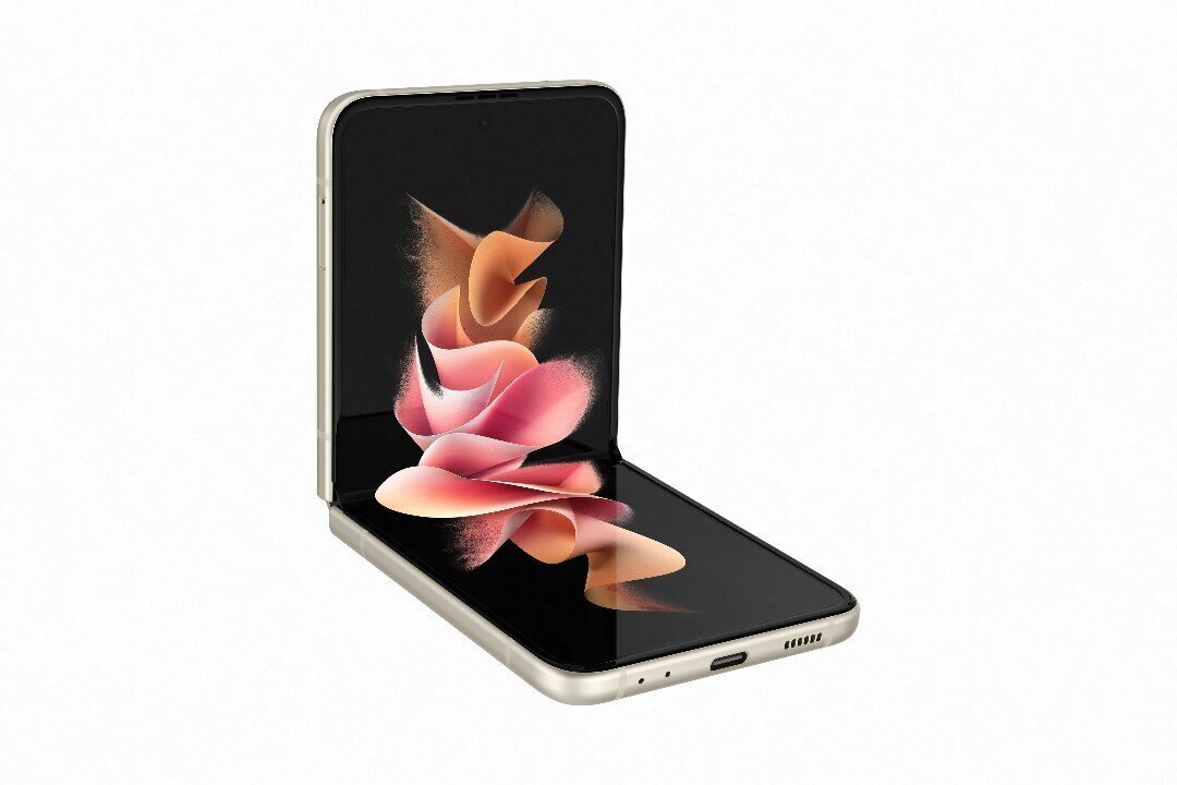 Samsung Galaxy Z Flip 3 5G 8/256 GB CREAM : SM-F711BZEEEUB цена и информация | Mobilie telefoni | 220.lv