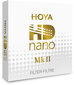 Hoya filter UV HD Nano Mk II 62mm cena un informācija | Filtri | 220.lv