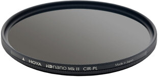 Hoya filter circular polarizer HD Nano Mk II 55mm cena un informācija | Filtri | 220.lv