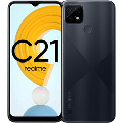 Viedtālrunis Realme       C21 DS 4/64GB    Cross Black cena un informācija | Mobilie telefoni | 220.lv