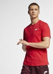 Nike Футболки Для мужчин NSW Tee Swoosh 12Month Red цена и информация | Мужские футболки | 220.lv