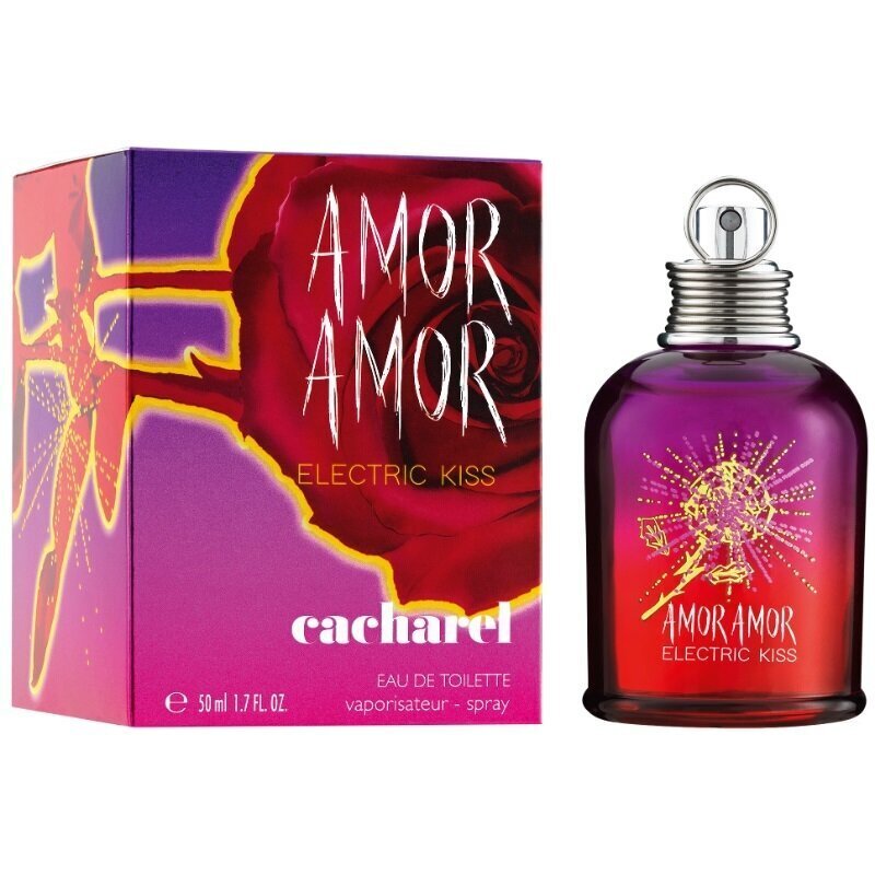 Tualetes ūdens Cacharel Amor Amor Electric Kiss EDT sieviešu, 50 ml cena un informācija | Sieviešu smaržas | 220.lv