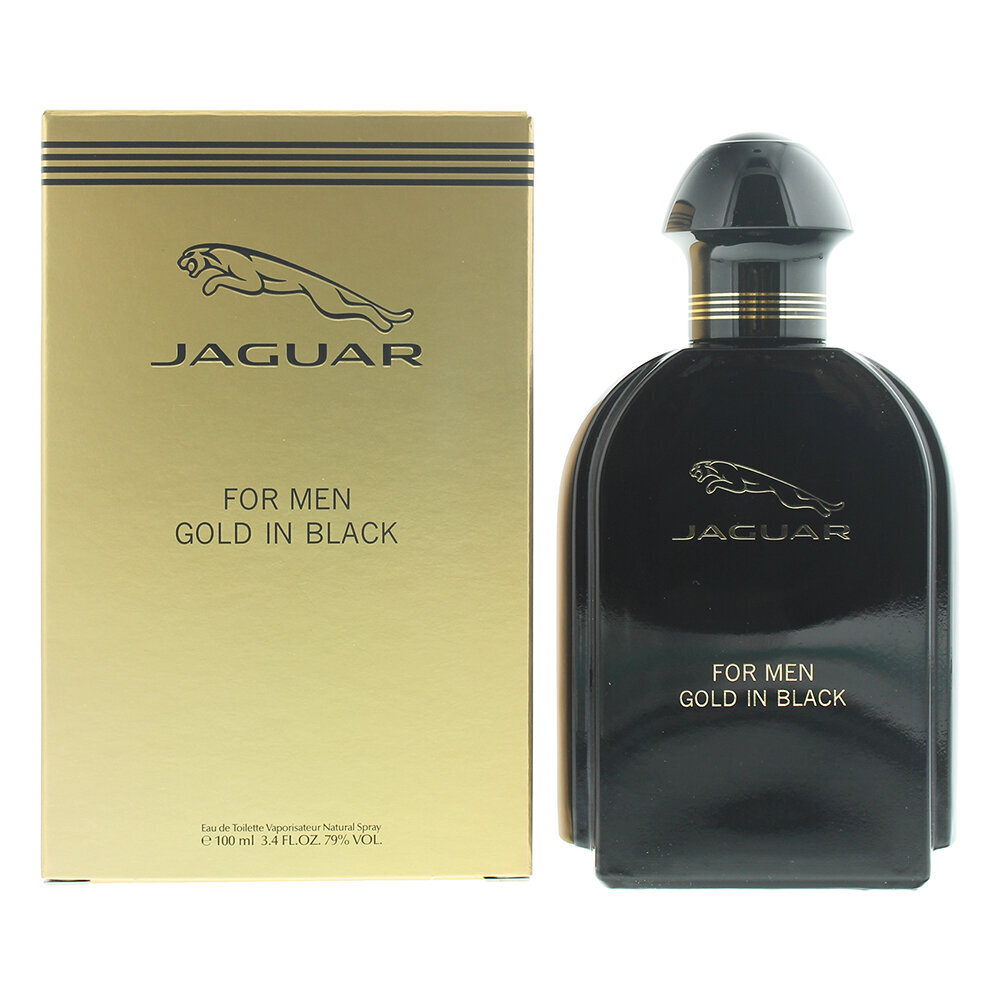 Jaguar For Men Gold in Black EDT vīriešiem 100 ml cena un informācija | Vīriešu smaržas | 220.lv