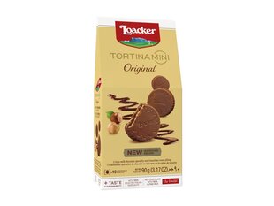 Vafeles - Loacker Tortina Mini Original Box, 90 g cena un informācija | Saldumi | 220.lv