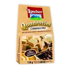 Loacker Quadratini Cappuccino 110 g x 12 цена и информация | Конфетки | 220.lv