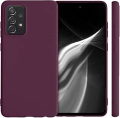 Силиконовый чехол Hallo Liquid Silicone Back Case для Samsung Galaxy A42 5G, бордовый цена и информация | Чехлы для телефонов | 220.lv