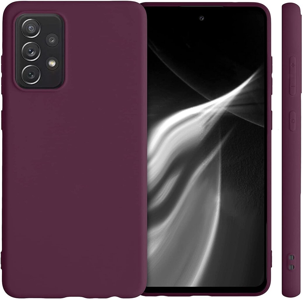 Hallo Liquid Silicone Back Case silikona Apvalks Samsung Galaxy A42 5G Bordo cena un informācija | Telefonu vāciņi, maciņi | 220.lv