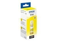 Чернила для зарядки картриджей Epson Ecotank 114 70 ml: Цвет - Жёлтый цена и информация | Картриджи для струйных принтеров | 220.lv