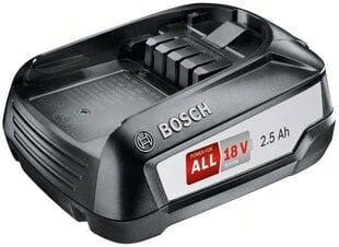 Аккумулятор Bosch 18 В 2.5 Ah Li-ion цена и информация | Шуруповерты, дрели | 220.lv