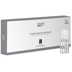 Vitamīnu kokteilis - ampulas SYIS VITAMIN COCKTAIL AMPOULES PROFESSIONAL, 10 x3 ml cena un informācija | Serumi sejai, eļļas | 220.lv