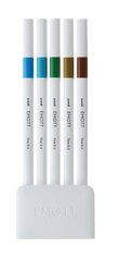 Комплект маркеров UNI Emott, 5 штук, Nr.4 island color цена и информация | Принадлежности для рисования, лепки | 220.lv