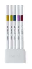 Комплект маркеров UNI Emott, 5 штук, Nr.8 retro color цена и информация | Принадлежности для рисования, лепки | 220.lv