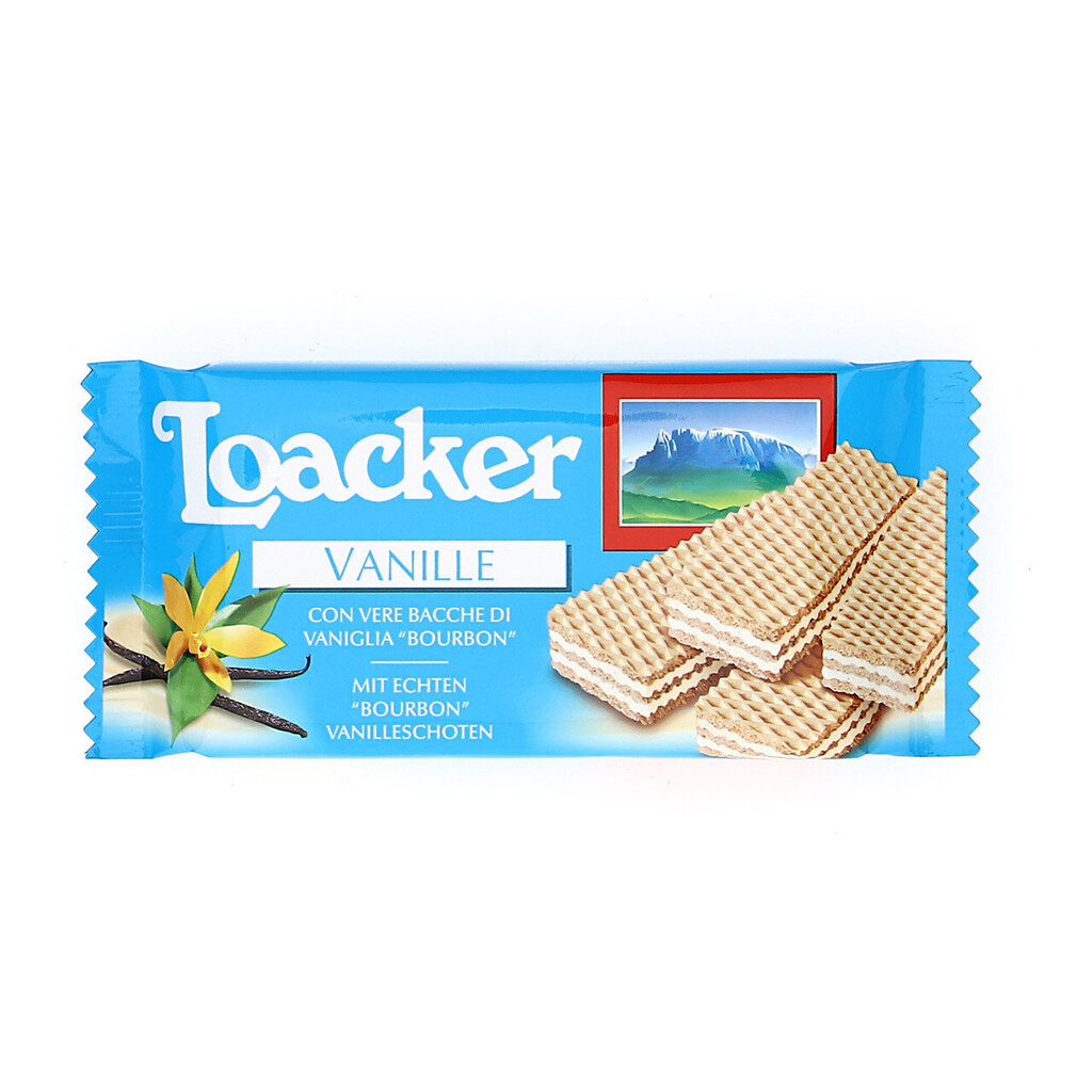 Vafeles - Loacker Classic Vanille, 45 g cena un informācija | Saldumi | 220.lv