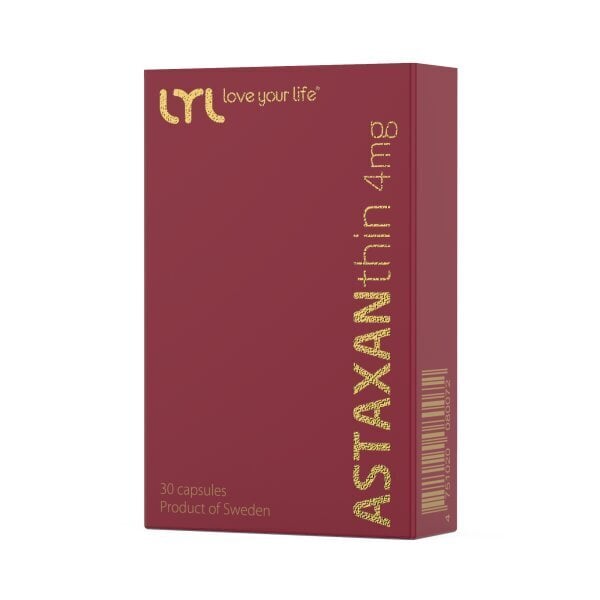 Uztura bagātinātājs LYL AstaxanThin 4mg kaps. N30 цена и информация | Vitamīni, preparāti, uztura bagātinātāji labsajūtai | 220.lv