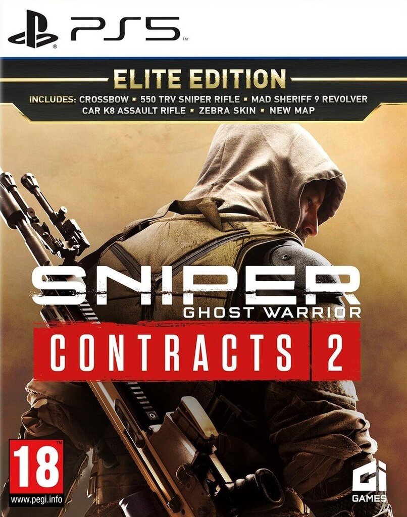 Компьютерная игра Sniper: Ghost Warrior - Contracts 2 - Elite Edition (PS5)  цена | 220.lv