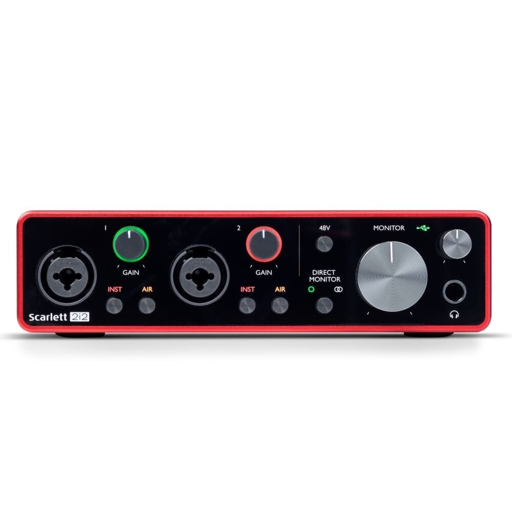 Focusrite Scarlett 2i2 cena un informācija | Skaņas kartes | 220.lv