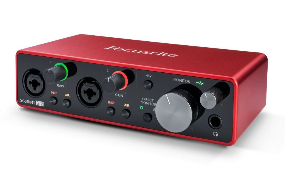 Focusrite Scarlett 2i2 cena un informācija | Skaņas kartes | 220.lv