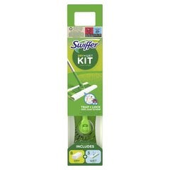 Swiffer Sweeper Starter Kit XXL: slota, sausās lupatas 8gab un mitrās lupatas 3gab cena un informācija | Tīrīšanas piederumi | 220.lv