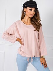 Блуза оверсайз из хлопка пыльно-розового цвета цена и информация | Женские блузки, рубашки | 220.lv