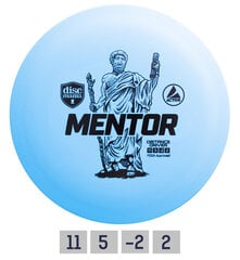 Диск для гольфа Discmania Distance Dviver Mentor 11/5/-2/2  Светло-синий цена и информация | Диск-гольф | 220.lv