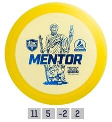 Диск для гольфа Discmania Distance Driver Mentor 11/5/-2/2 Желтый цена и информация | Диск-гольф | 220.lv