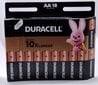 Duracell AA / LR6 / MN1500 LR6 1.5V baterijas (18 gab.) cena un informācija | Baterijas | 220.lv